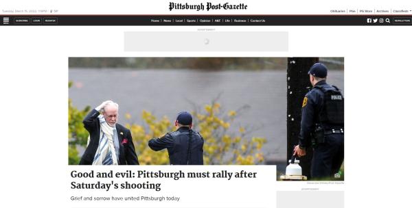Good and evil: Pittsburgh must rally after Saturday's shooting